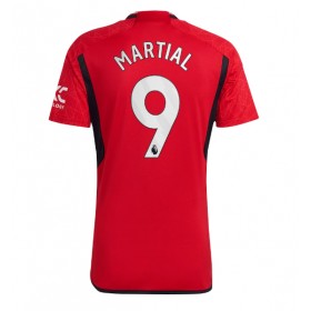Manchester United Anthony Martial #9 Hemmakläder 2023-24 Kortärmad